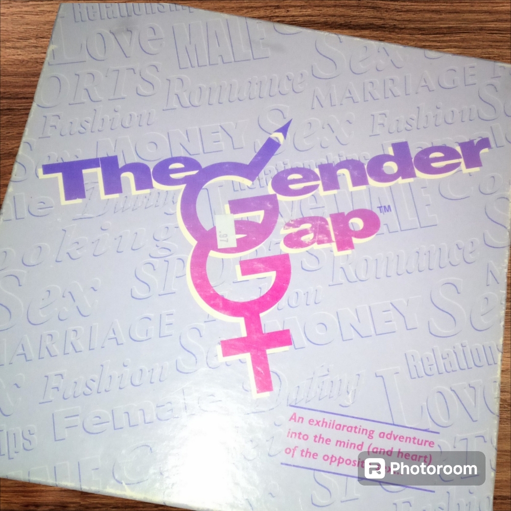 Vintage "The Gender Gap" Board Game